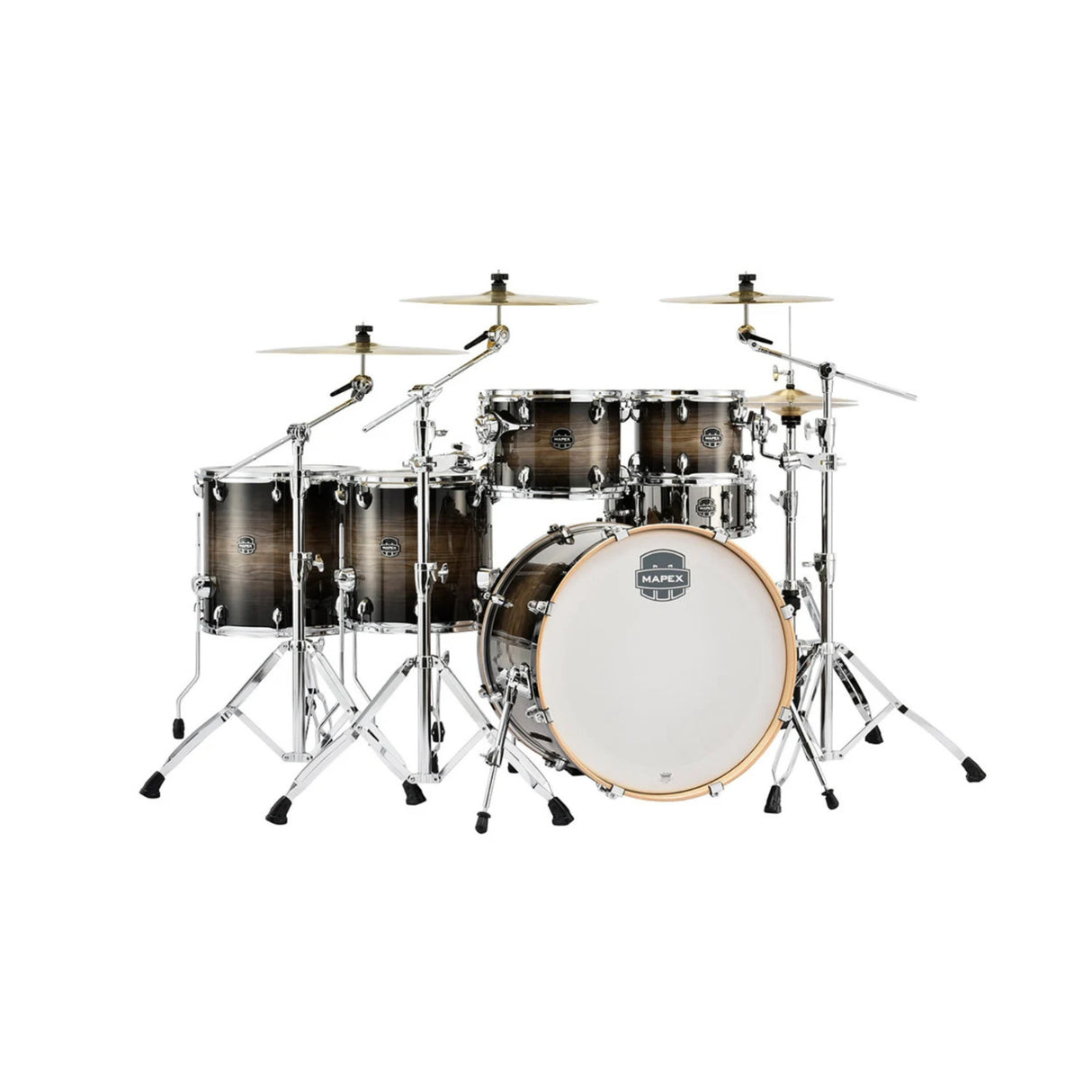 Mapex Armory Studioease 6-Piece Drum Shell Pack (Black Dawn)