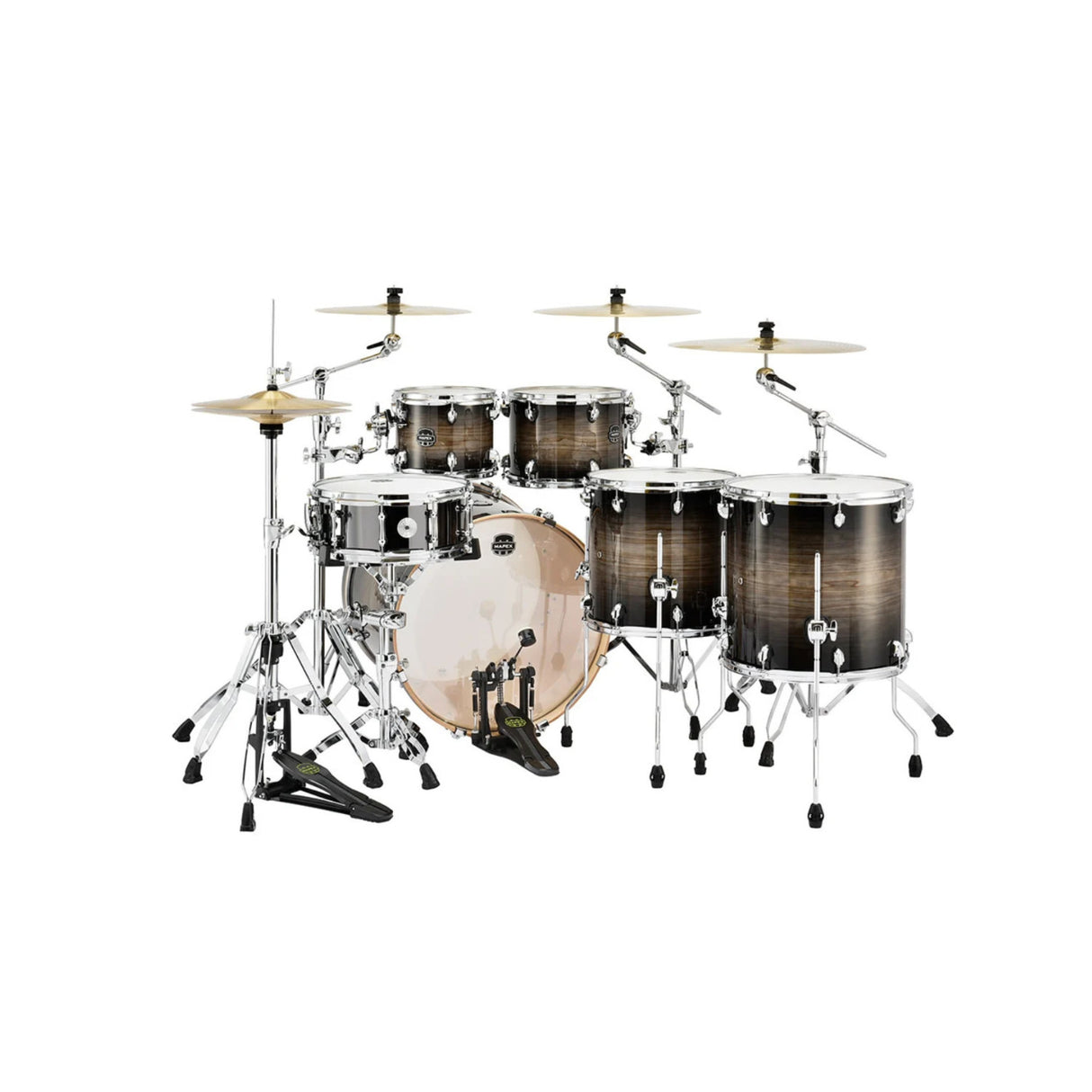 Mapex Armory Studioease 6-Piece Drum Shell Pack (Black Dawn)