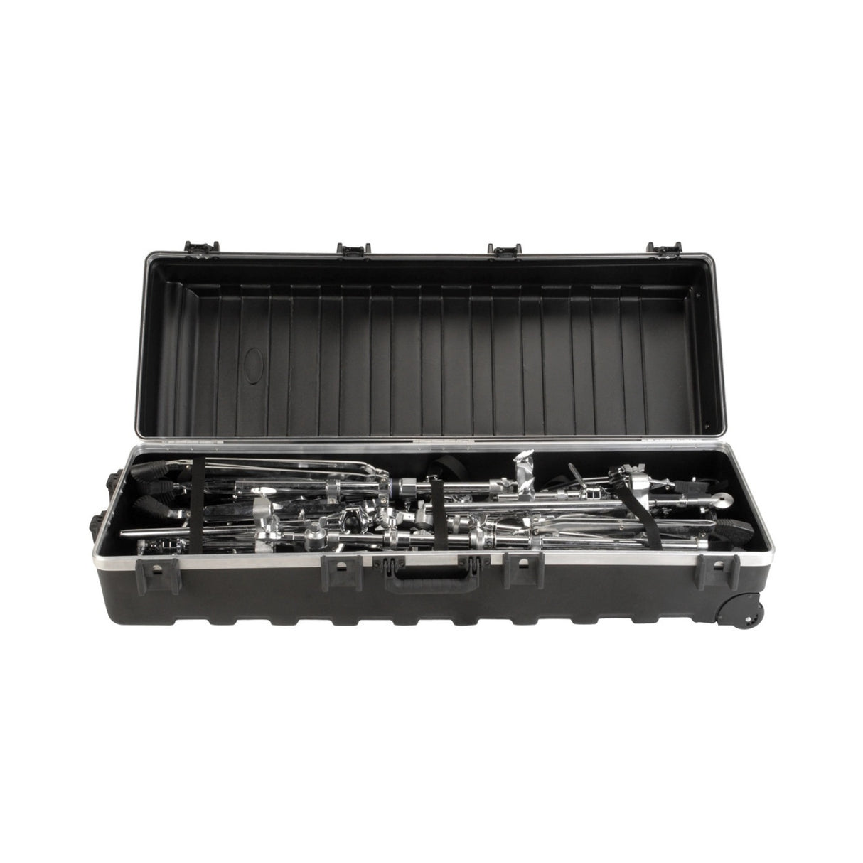 SKB Hard Case with Wheels and Straps - Heavy-Duty Polyethylene Shell (Black)