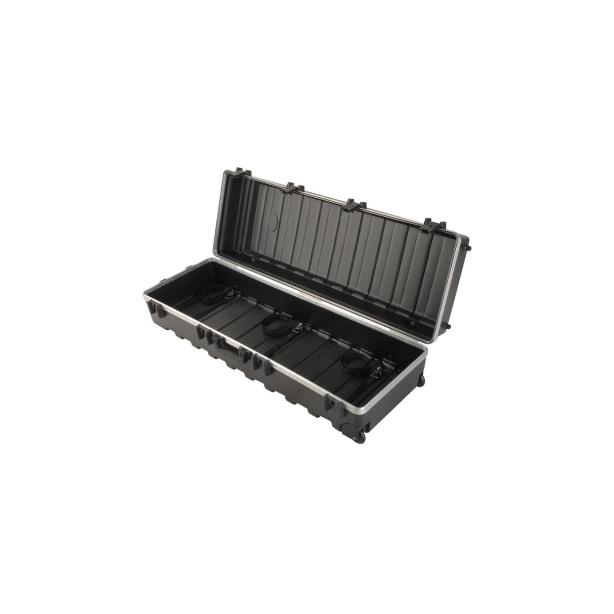 SKB Hard Case with Wheels and Straps - Heavy-Duty Polyethylene Shell (Black)