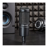 Audio-Technica AT2035 Vocal Microphone with Monitor Headphones and Mic Stand