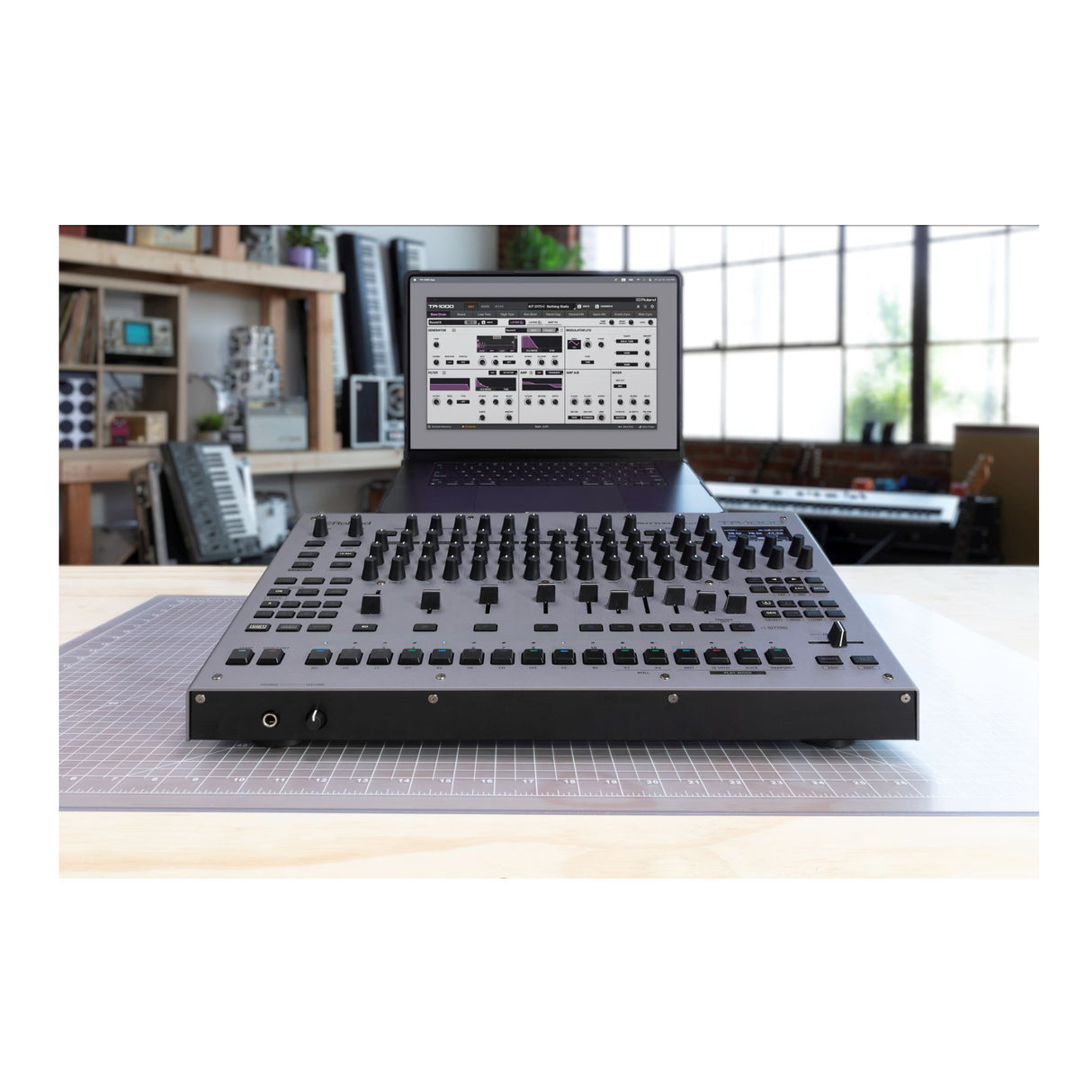Roland TR-1000 Drum Machine with Multi-Layer Step Sequencer and Built-In Sampler