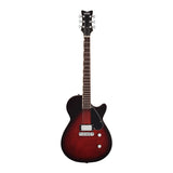 Gretsch Electromatic Jet Club 1 Pickup 6-String Electric Guitar (Claret Burst)
