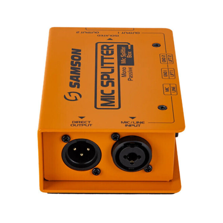 Samson Mic Splitter Passive XLR-1/4 Inch Combo Input with Durable S-Max Chassis