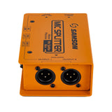 Samson Mic Splitter Passive XLR-1/4 Inch Combo Input with Durable S-Max Chassis