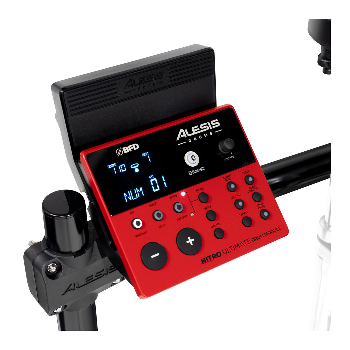 Alesis Nitro Ultimate 9-Piece Professional Electronic Drum Kit (Bluetooth)