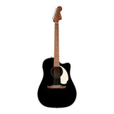 Fender California Standard Redondo CE, Spruce Top, Ivory Pickguard, Black