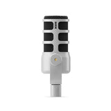 Rode PodMic Dynamic Cardioid Broadcast USB and XLR Microphone (White)