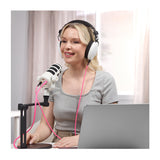 Rode PodMic Dynamic Cardioid Broadcast USB and XLR Microphone (White)