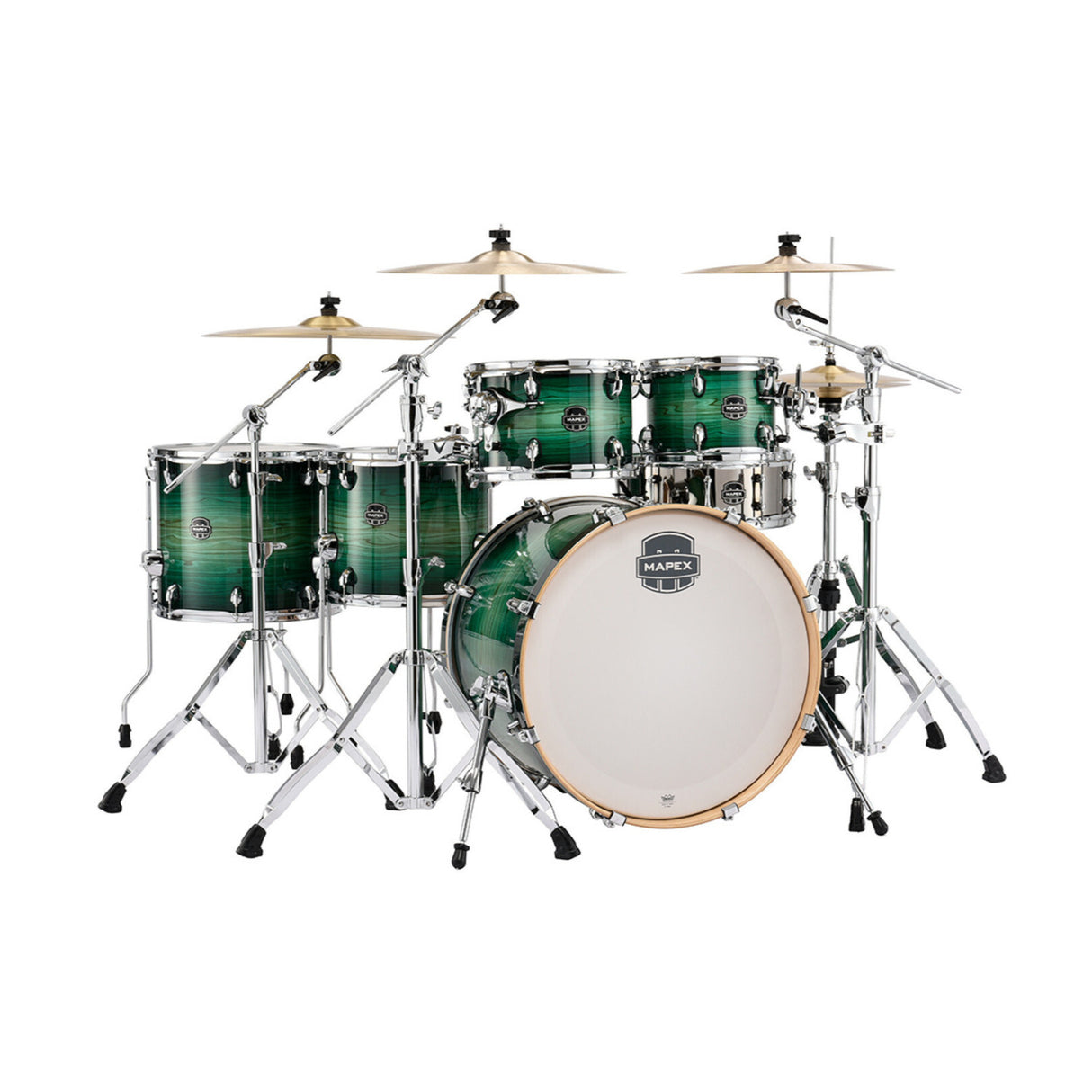 Mapex Drums Armory Studioease Fast 6-Piece Drum Shell Pack (Emerald Burst)