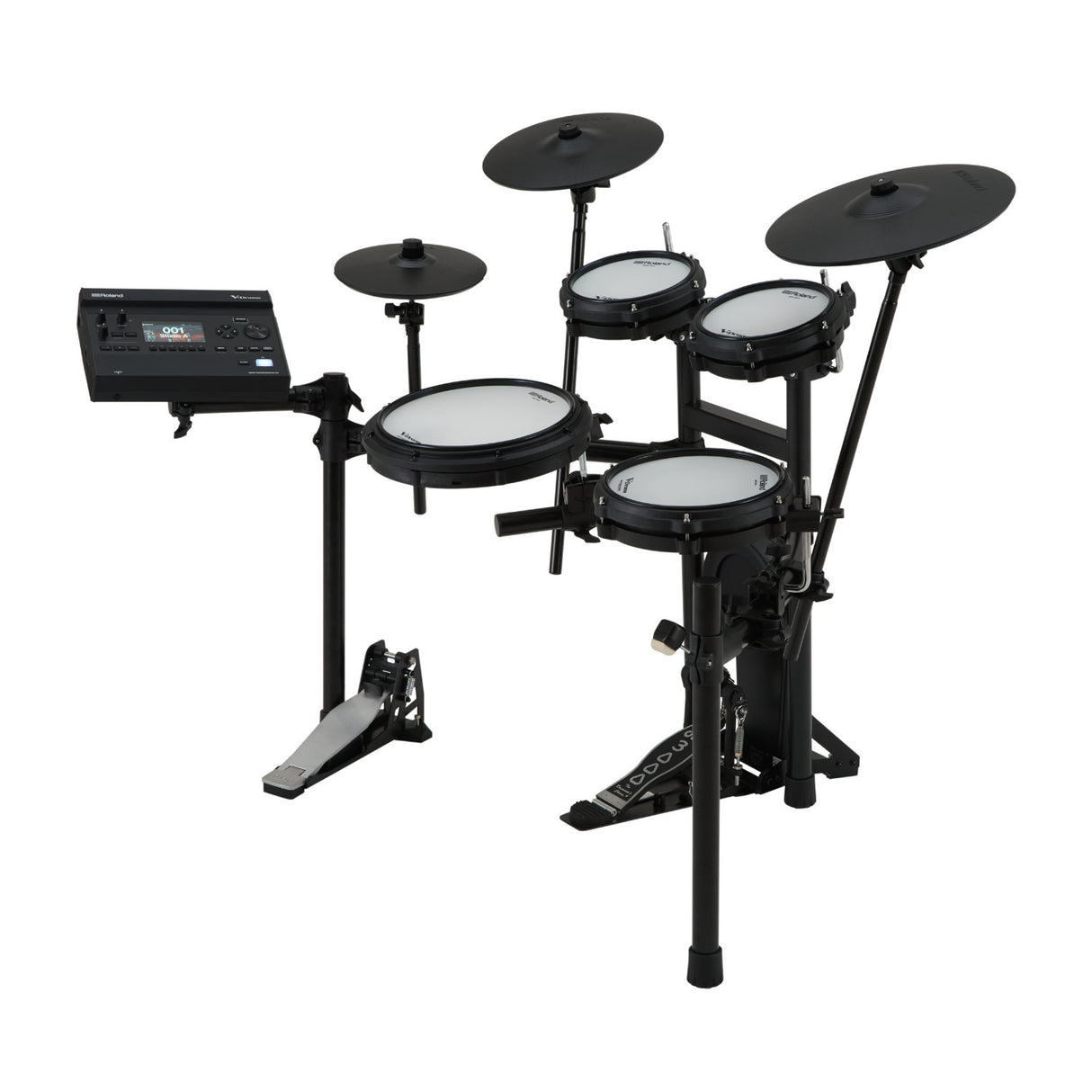 Roland TD313 Electronic V-Drums Pad Set with Snare, Toms, Cymbals and Kick Pad