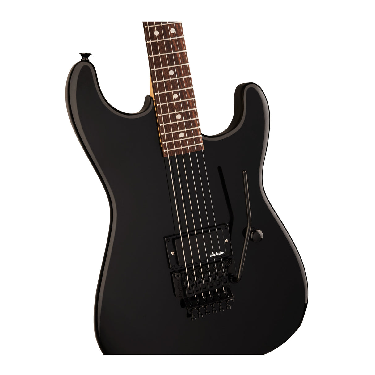 Jackson Pro Origins 1985 San Dimas SD1A H RW Electric Guitar (Gloss Black)