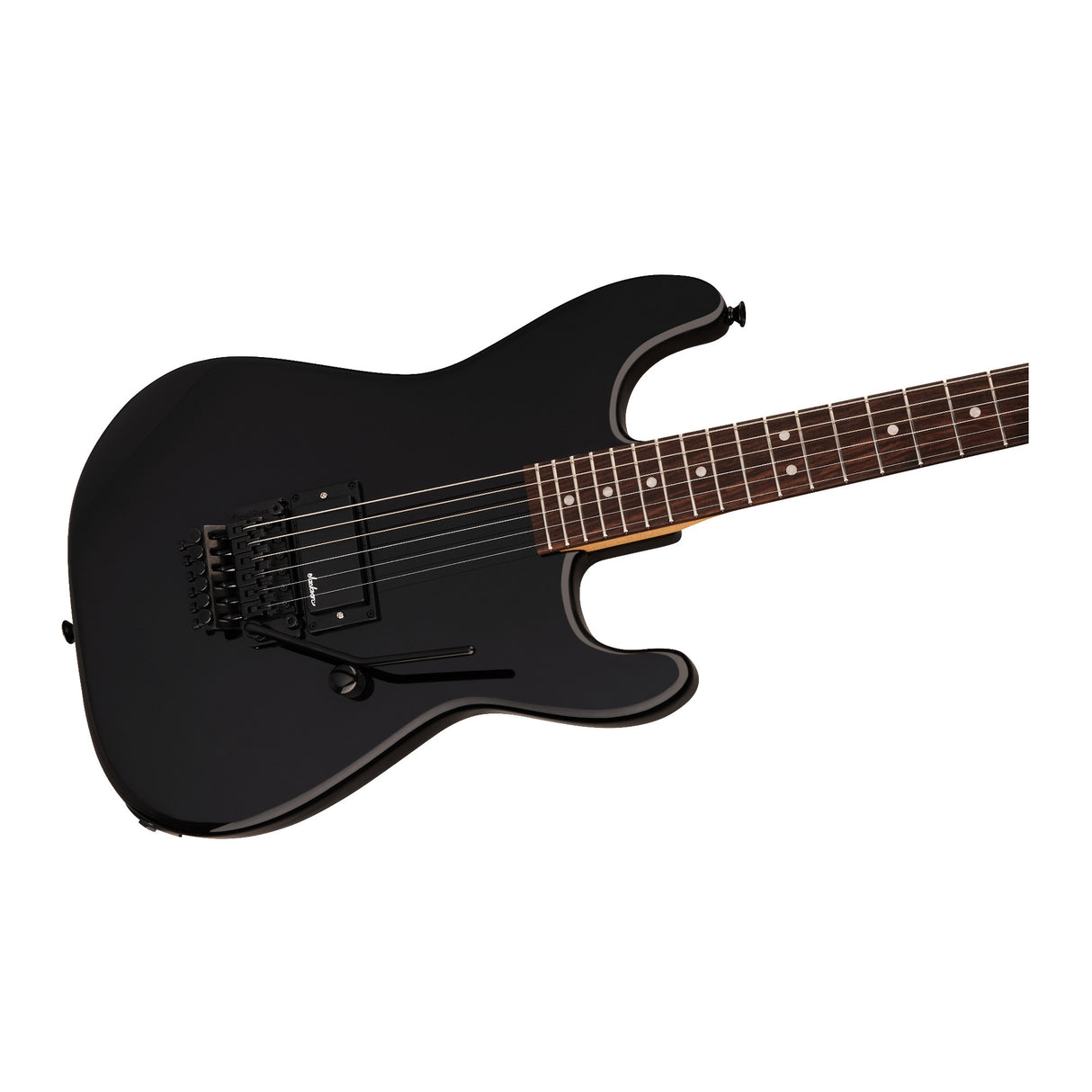 Jackson Pro Origins 1985 San Dimas SD1A H RW Electric Guitar (Gloss Black)