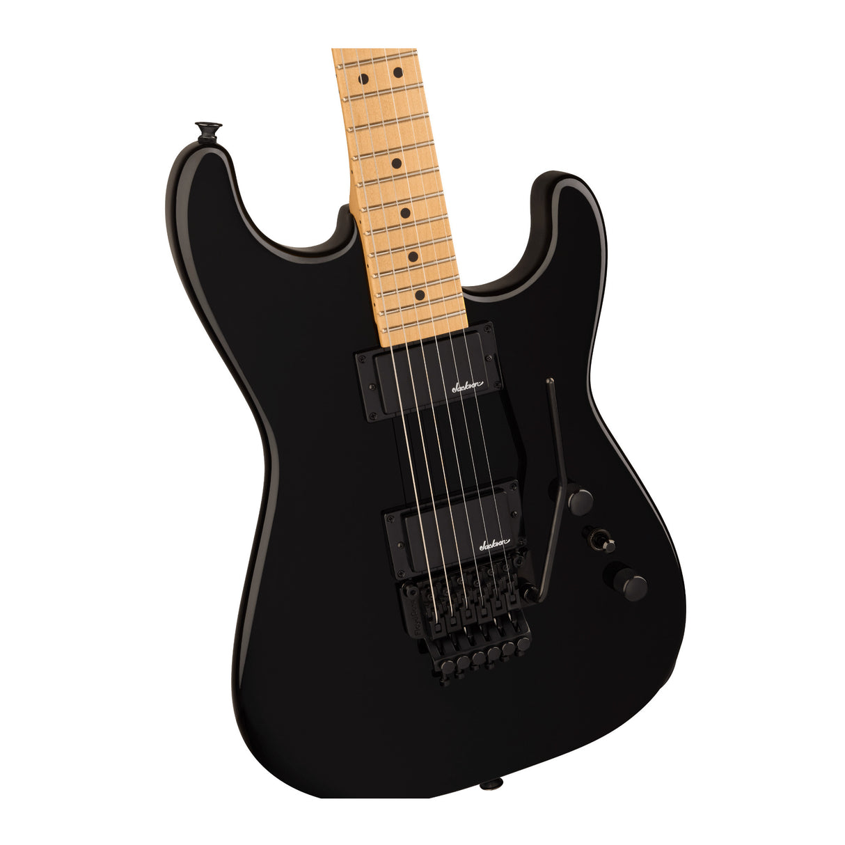 Jackson Pro Origins 1985 San Dimas SD1 HH MPL Electric Guitar (Black)