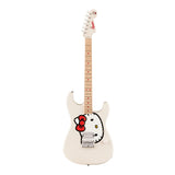 Fender x Hello Kitty White Stratocaster Guitar with Humbucking Pickup