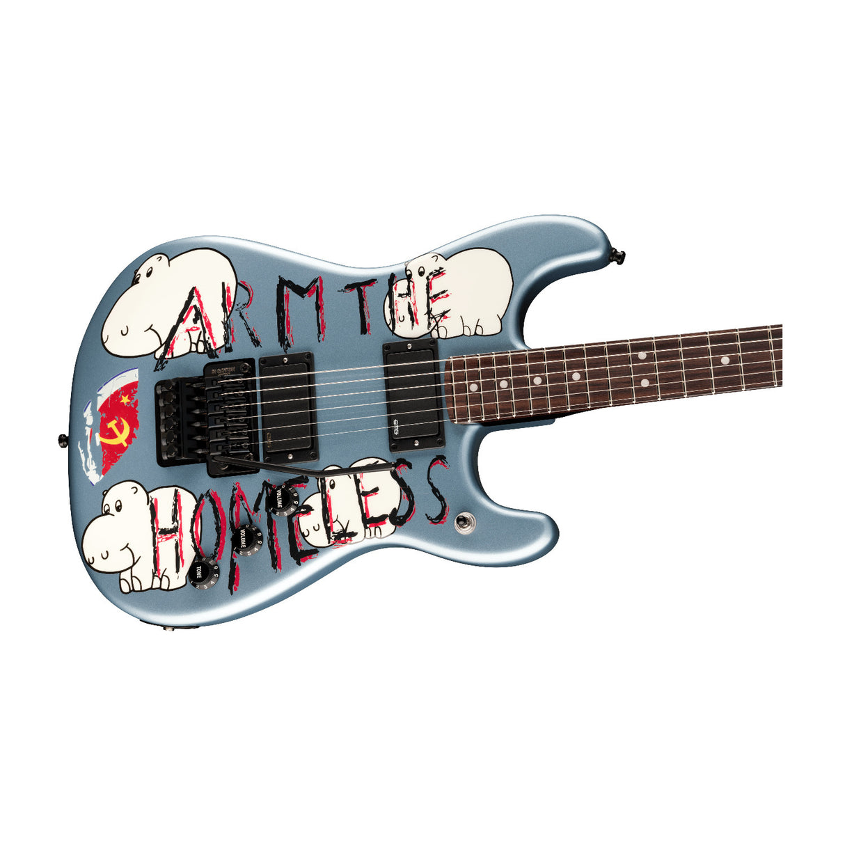 Fender Tom Morello Arm The Homeless Stratocaster 6-String Electric Guitar