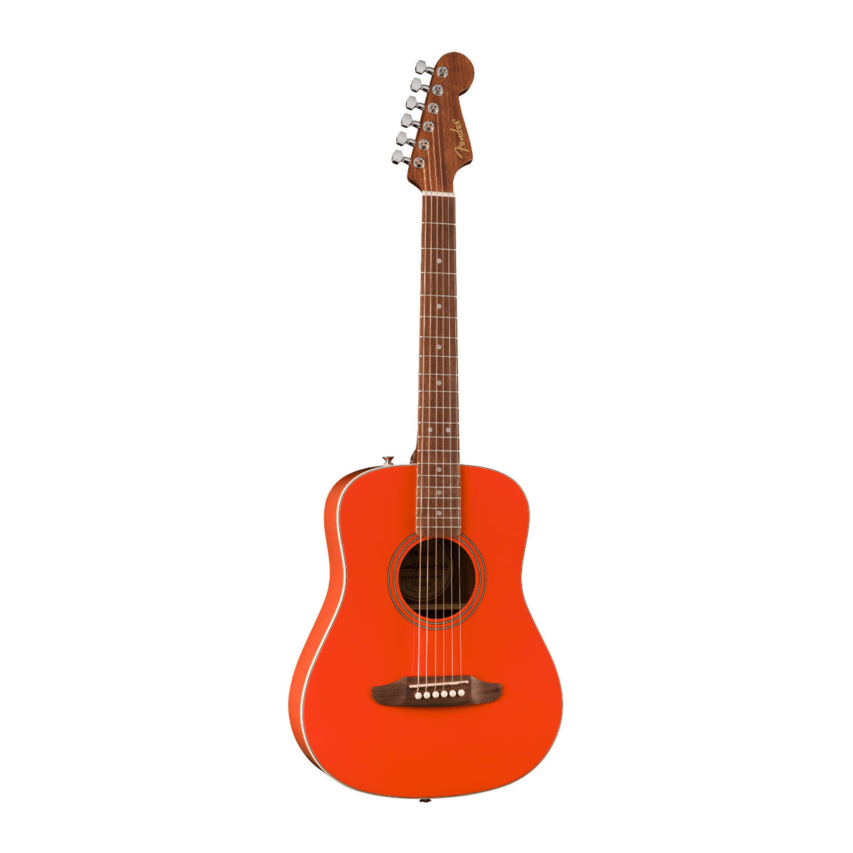 Fender California Standard Redondo Mini Acoustic Guitar with Bag (Fiesta Red)
