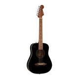 Fender California Standard Redondo Mini Acoustic Guitar with Bag (Black)