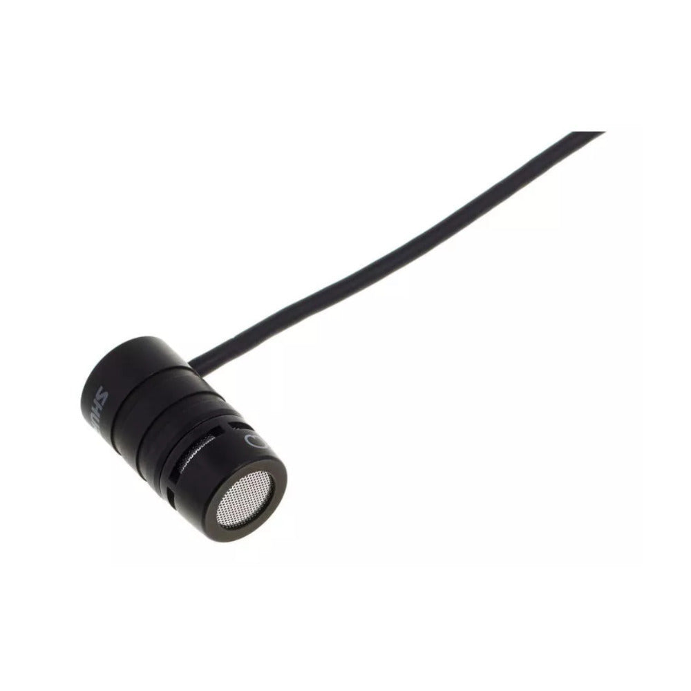 Shure Cardioid Condenser Lavalier Wired Microphone with In-Line Preamplifier