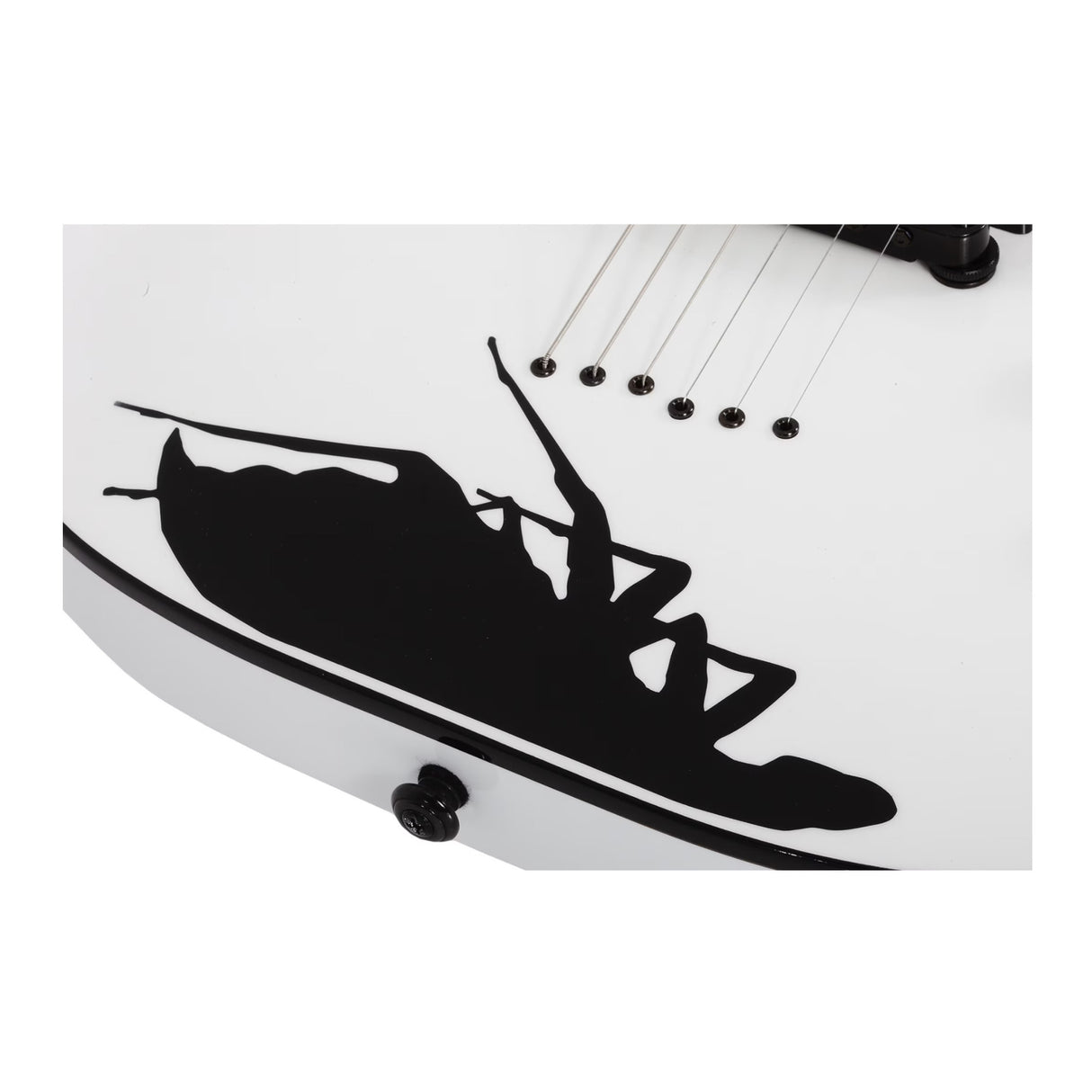 Schecter C-1 Jerry Horton 25th Anniversary Electric Guitar (White)