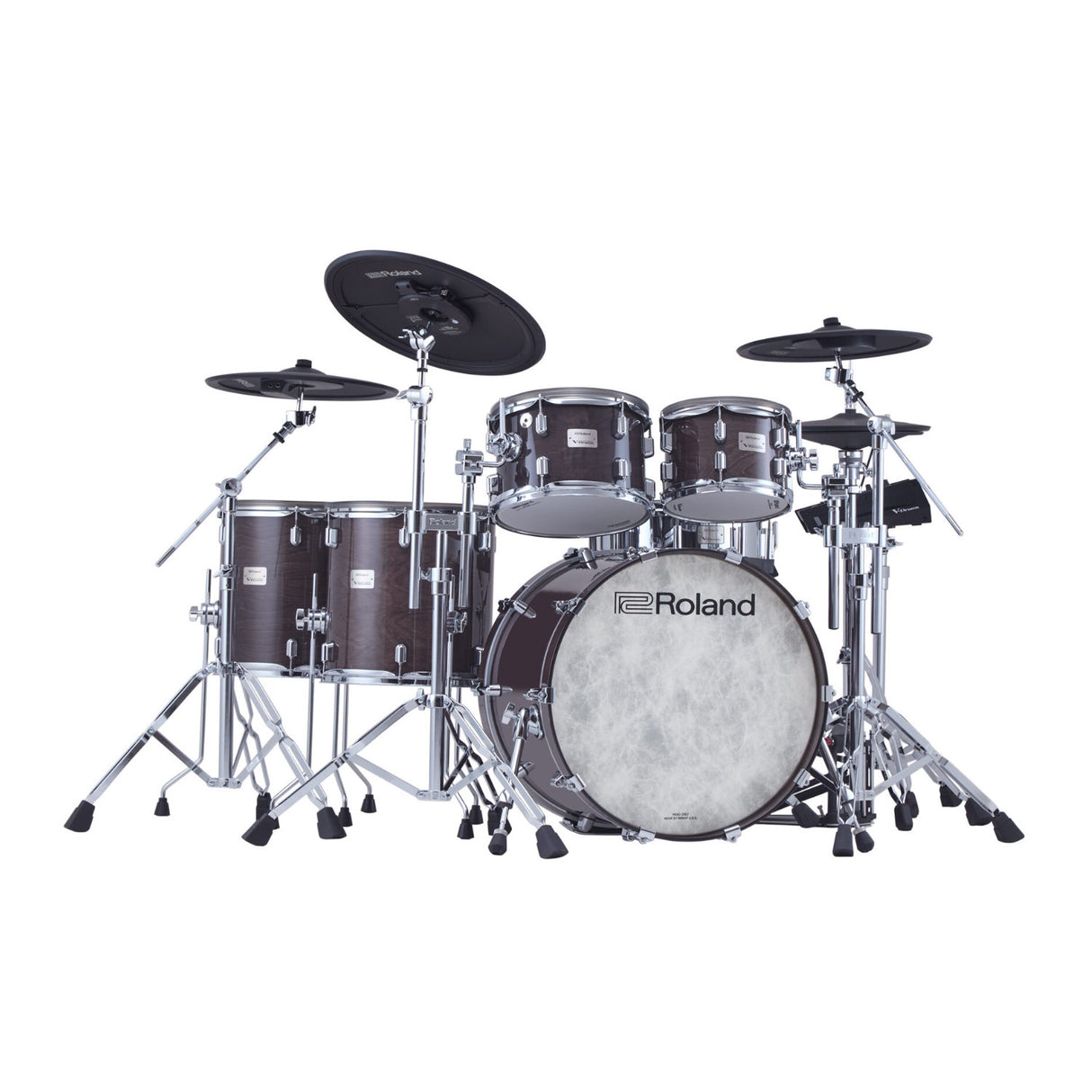 Roland VAD716 V-Drums Acoustic Design Electronic Drum Kit (Gloss Ebony)