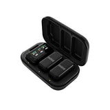 RDE Wireless Micro Camera Kit with Dual Clip-On Mics and Charging Case