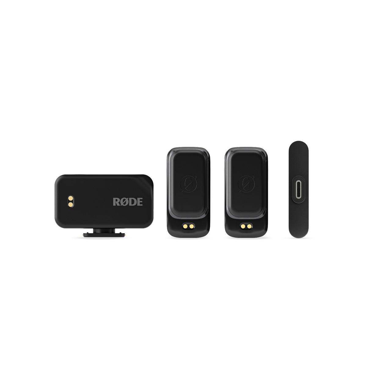 RDE Wireless Micro Camera Kit with Dual Clip-On Mics and Charging Case