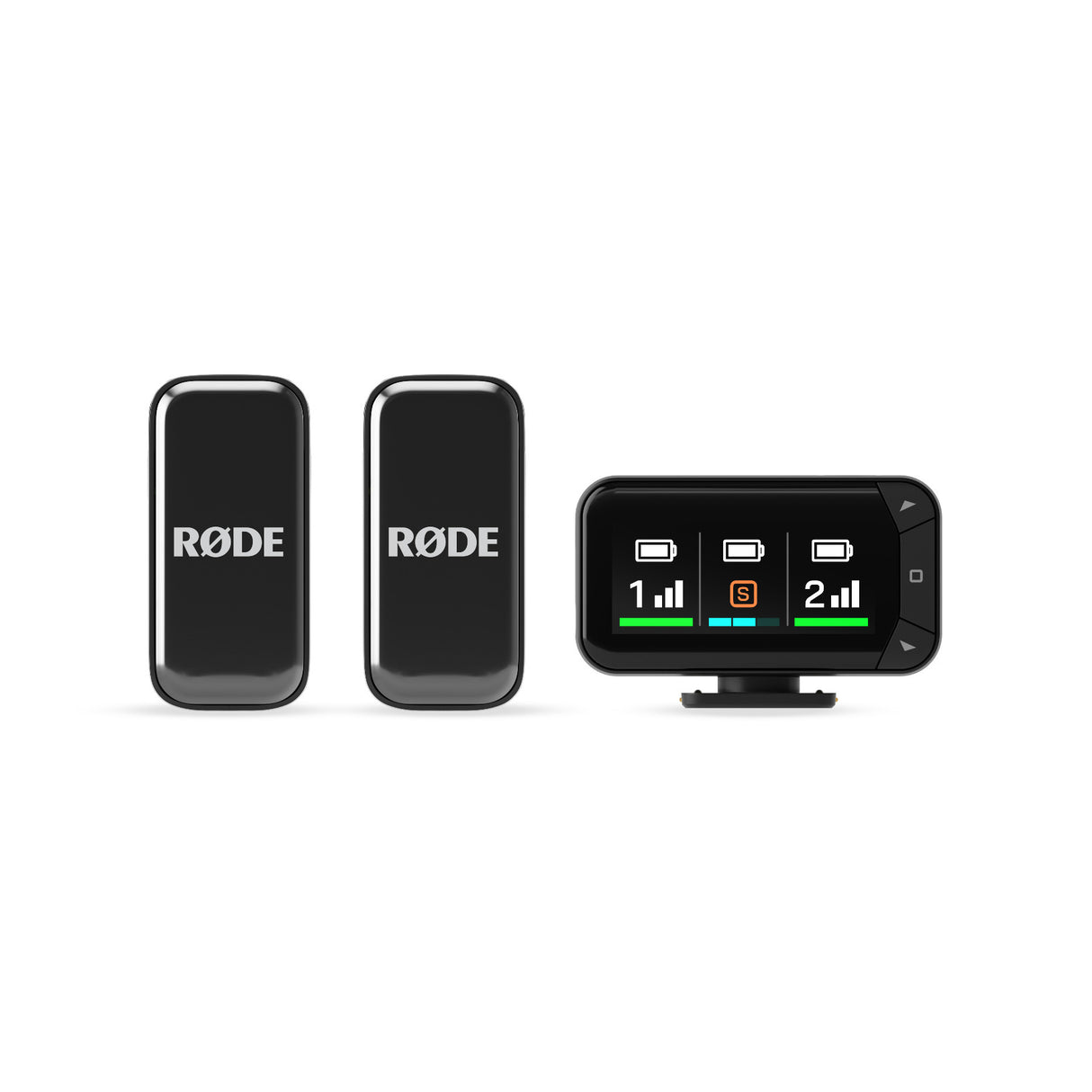 RDE Wireless Micro Camera Kit with Dual Clip-On Mics and Charging Case