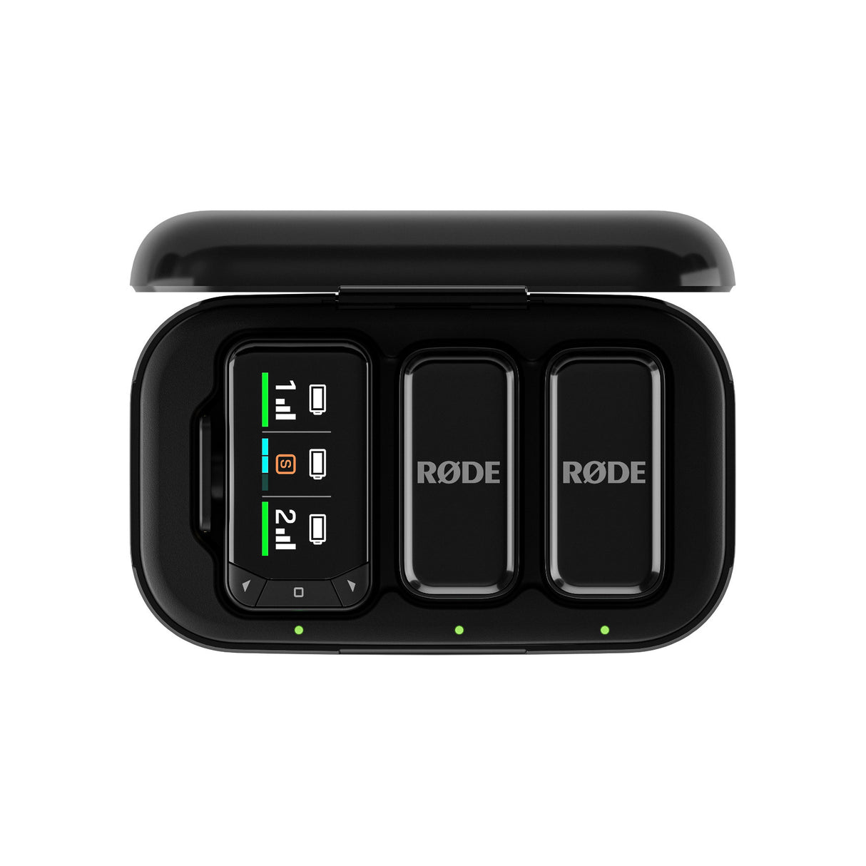 RDE Wireless Micro Camera Kit with Dual Clip-On Mics and Charging Case