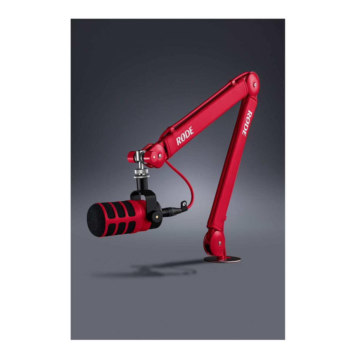 RODE PSA1+ Professional Studio Boom Arm with Precise Positioning (Red)