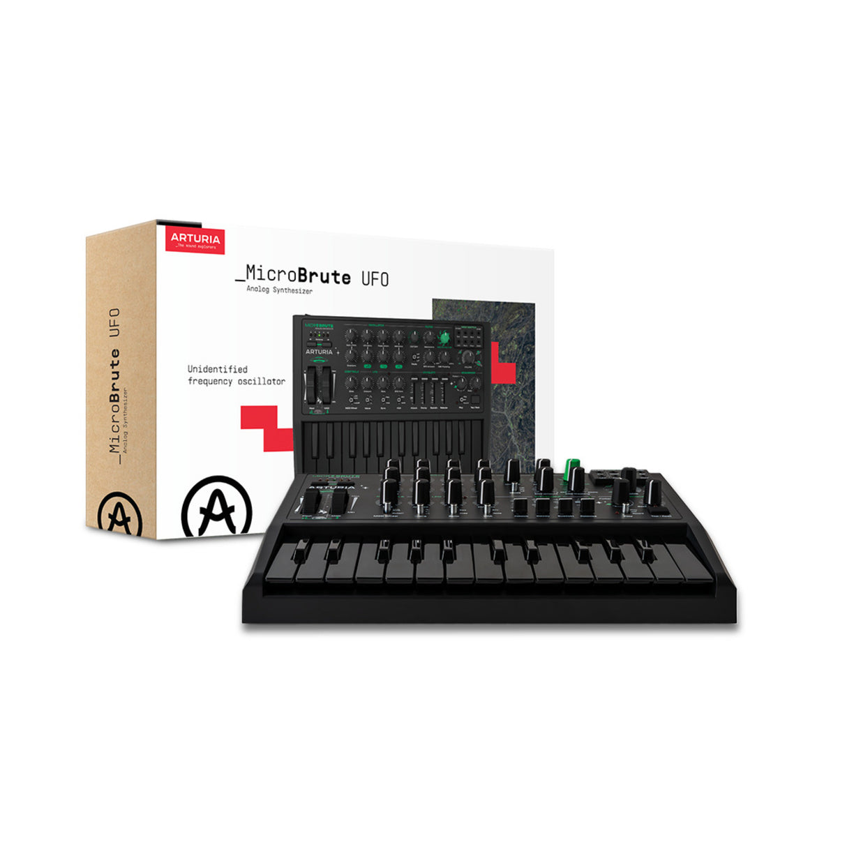 Arturia MicroBrute UFO Analog Synthesizer with USB MIDI and Mini-Keyboard
