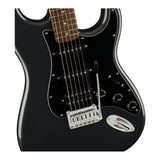 Squier Affinity Strat HSS Pack, Charcoal Frost Metallic with Gig Bag and 15G Amp