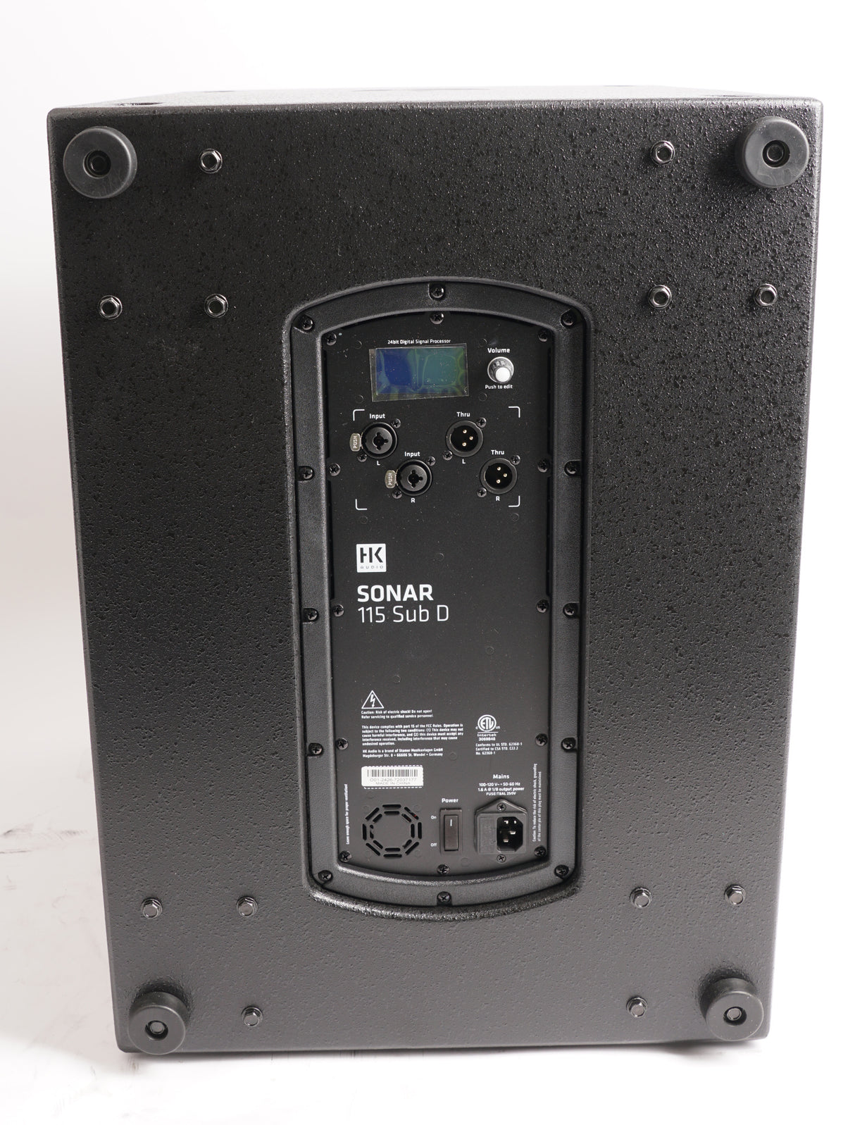 HK Audio SONAR-115-SUB-D 1500 Watt 15 Inch Powered Subwoofer (Used)