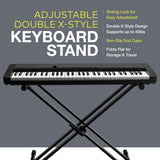 Yamaha P143B with stand and Bench