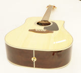 Takamine GD51CE-NAT Dreadnought Cutaway Acoustic-Electric Guitar, Natural (Used)