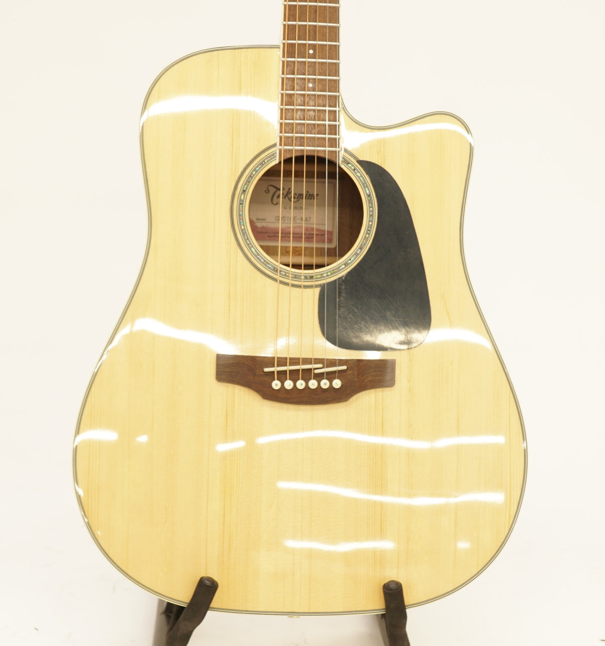 Takamine GD51CE-NAT Dreadnought Cutaway Acoustic-Electric Guitar, Natural (Used)