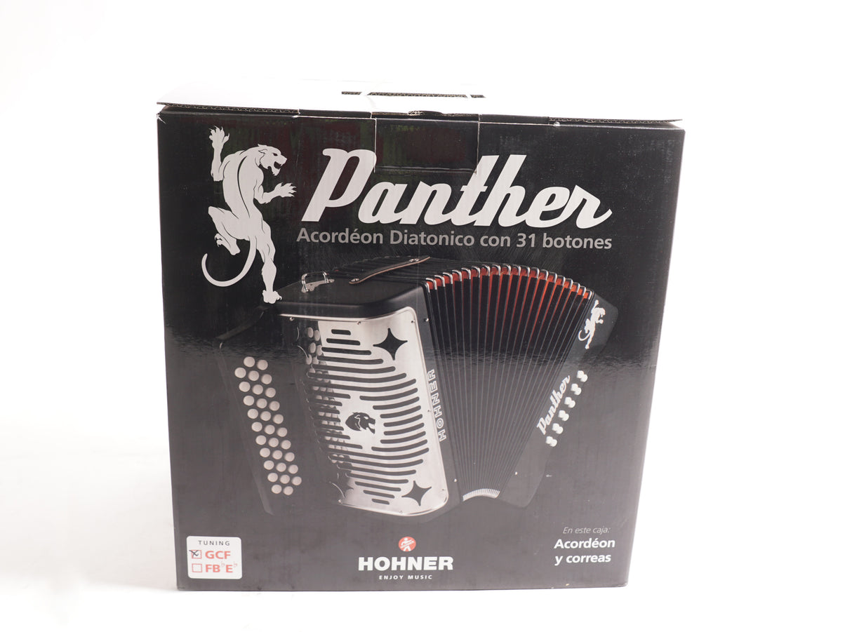 Hohner 3100GB 31-Key Panther Diatonic Accordion (Used)