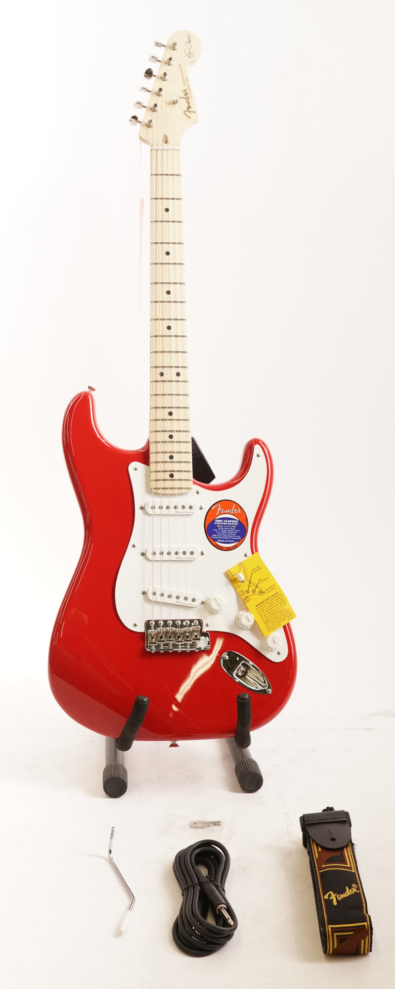 Fender Eric Clapton Stratocaster 6 String Torino Red Electric Guitar (Used)