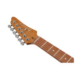 Ibanez AZ Standard 6-String Electric Guitar with Roasted Maple Neck (Black)