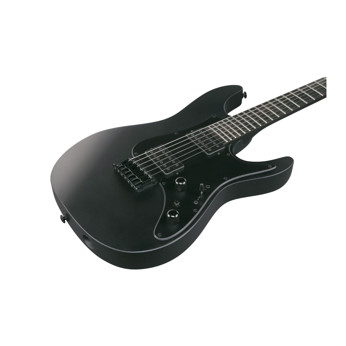 Ibanez AZ Iron Label 6-String Electric Guitar with Basswood Body (Black Flat)