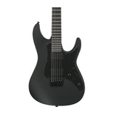 Ibanez AZ Iron Label 6-String Electric Guitar with Basswood Body (Black Flat)