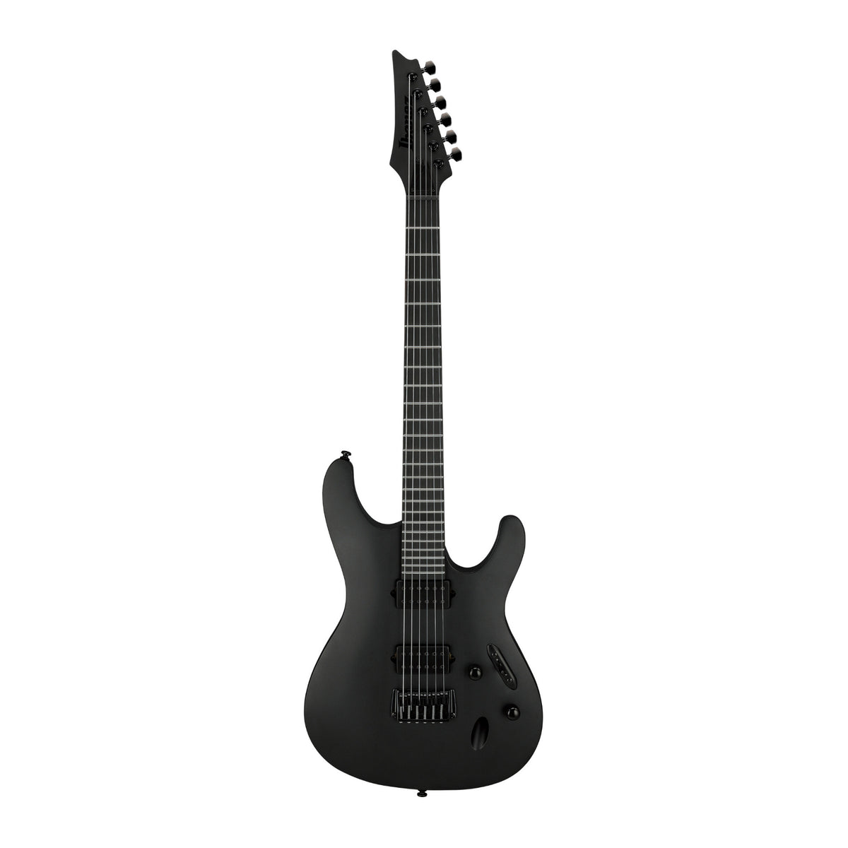 Ibanez S721RBBKF S Iron Label 6str Electric Guitar - Black Flat (Open Box)