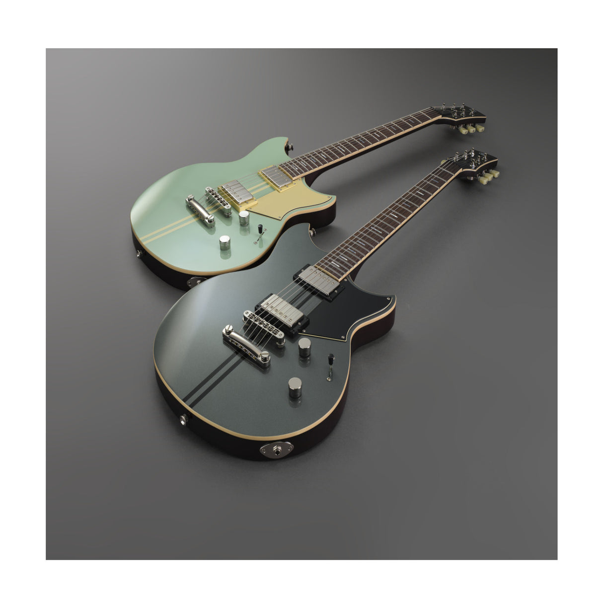 Yamaha RSS20 Revstar 6-String Electric Guitar with Gig Bag (Sonic Blue)