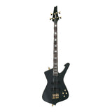 Ibanez ICB 4-String Electric Bass Guitar with Panga Panga Fretboard (Black Flat)