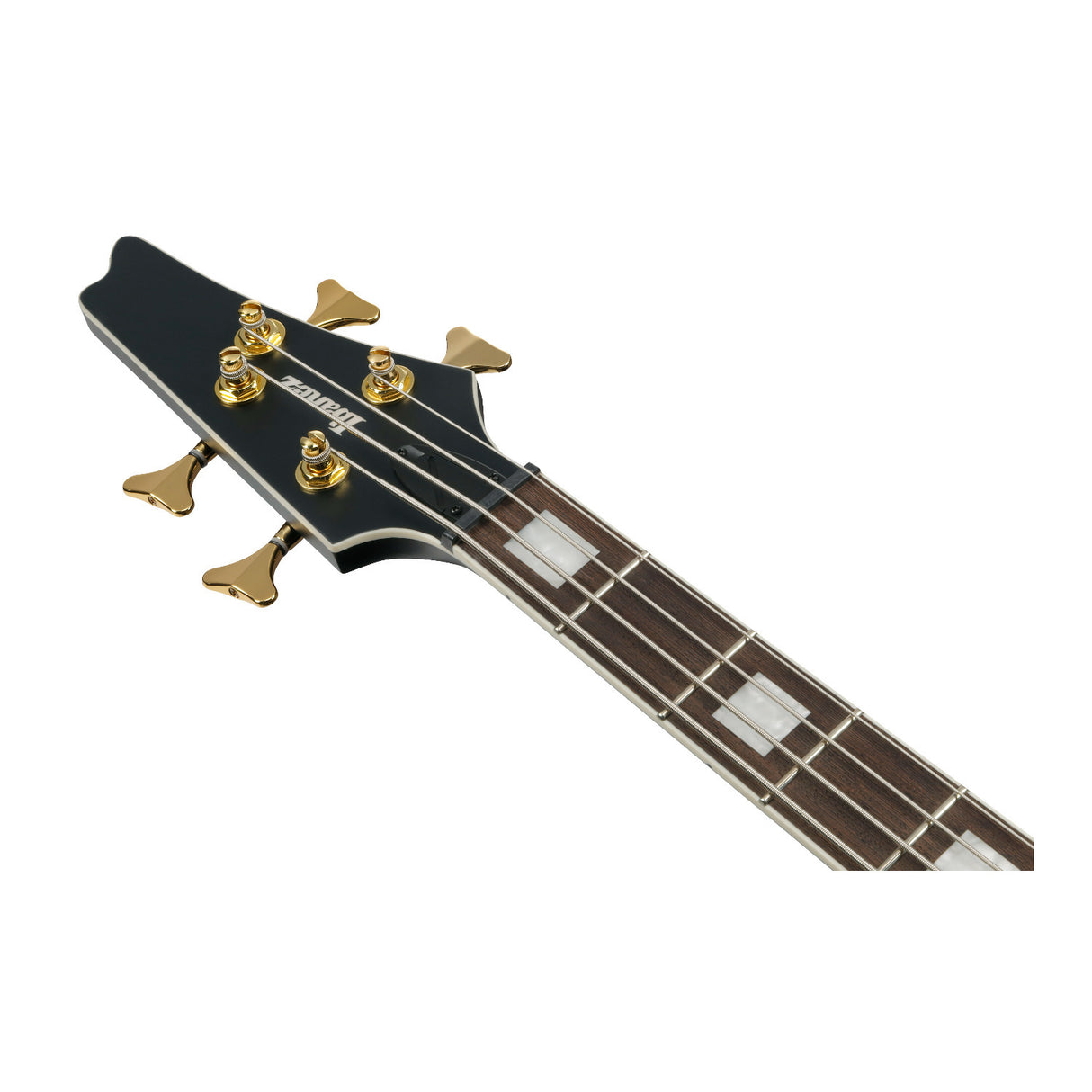 Ibanez ICB 4-String Electric Bass Guitar with Panga Panga Fretboard (Black Flat)