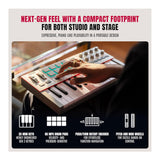 Akai Professional MPK Mini IV 25-Key USB-C MIDI Keyboard Controller (White)