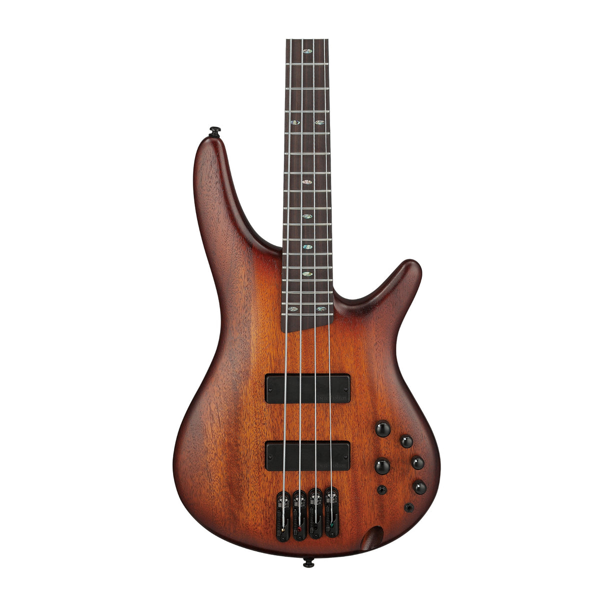 Ibanez SR Standard 4-String Electric Bass (Mahogany Brown Burst Low Gloss)
