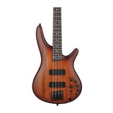 Ibanez SR Standard 4-String Electric Bass (Mahogany Brown Burst Low Gloss)