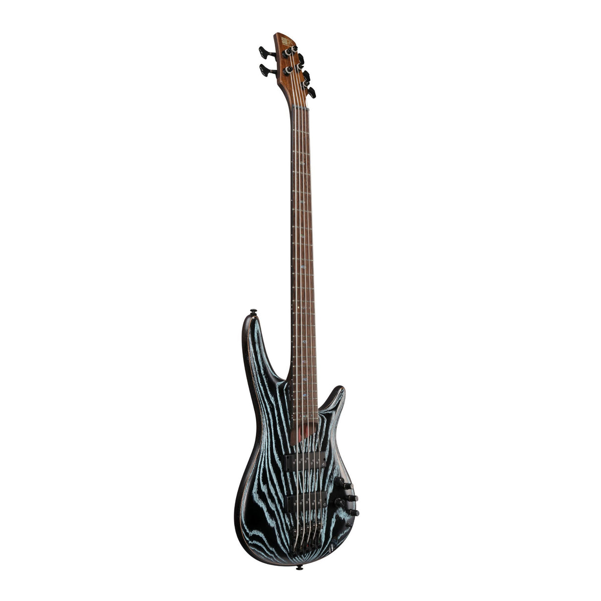 Ibanez SR Premium 5-String Electric Bass with Gig Bag (Aqua Wave Low Gloss)