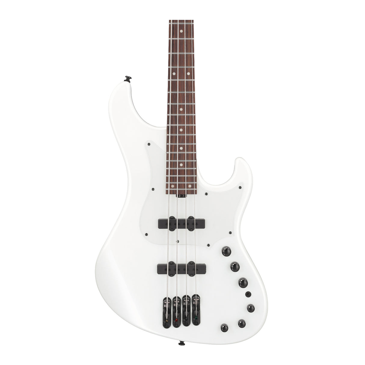 Ibanez MDM 4-String Electric Bass Guitar SSS RW with Gig Bag (Pearl White)
